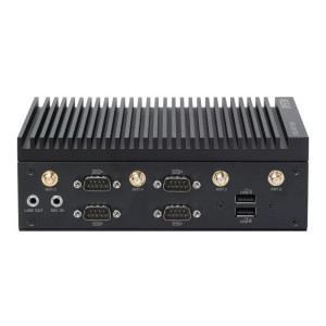 ASUS EBS-S100 Fanless Computer with Intel Atom or N-Series processor, DDR5 SO-DIMM, DP, HDMI, dual-LAN, multiple USB & COM ports, 9-36V DC